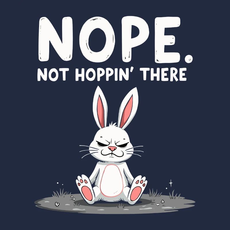 Lapin Conception d’animaux sarcastiques