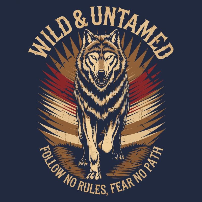 Wild & Undomted - Loup féroce, pas de règles, pas de peur