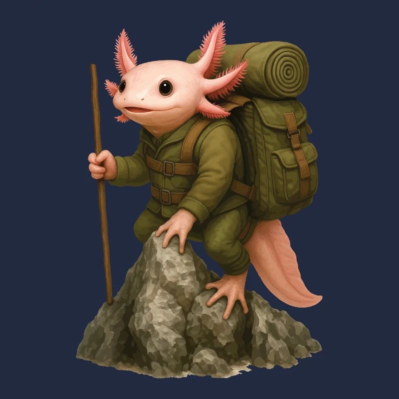 Axolotl Hiking