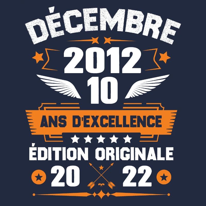 Décembre 2012 Idée Cadeau D'anniversaire 10 Ans