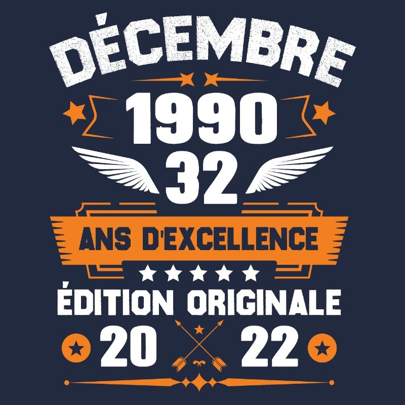 Décembre 1990 Idée Cadeau D'anniversaire 32 Ans