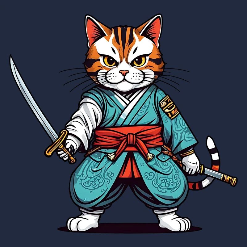 Samurai cat
