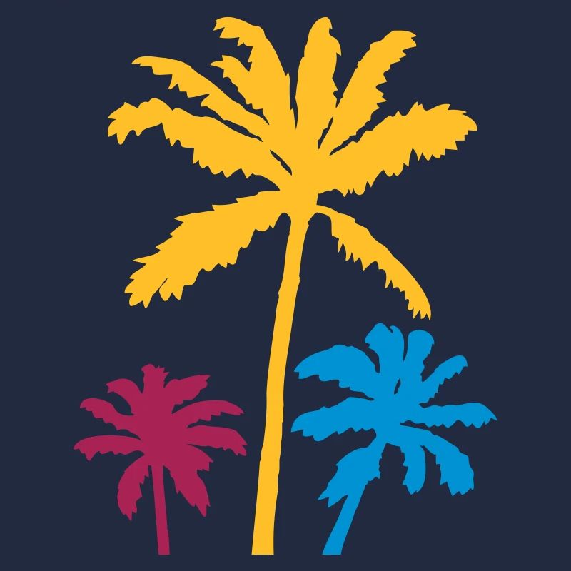 Silhouette Palm Trees Sunset