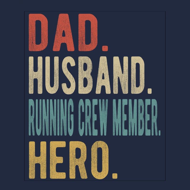 Running Crewmitglied Papa Ehemann Held