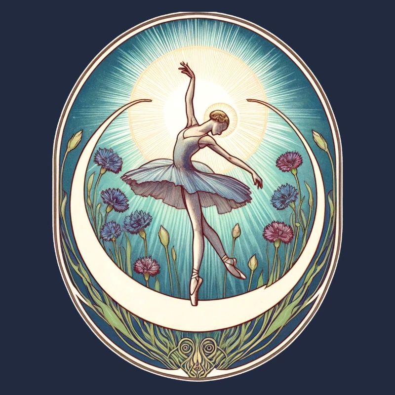 Blaue Ballerina