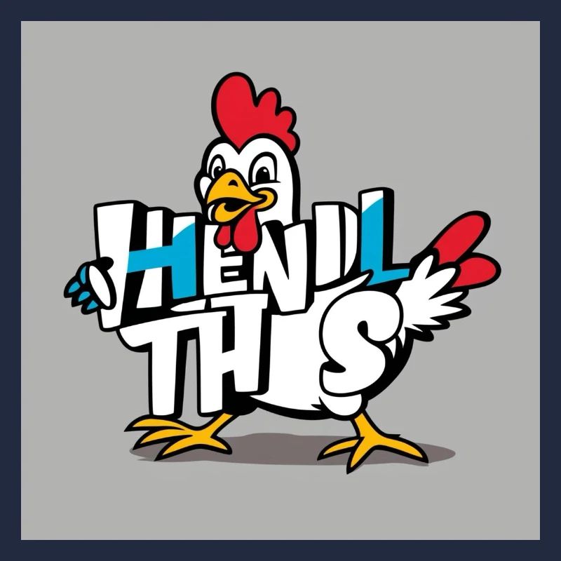 Funny chicken "Hendl this"