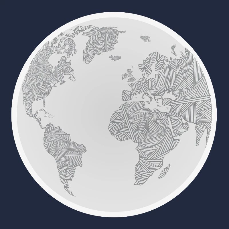 Geometric Globe Design