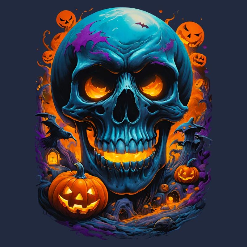 Crâne d’Halloween