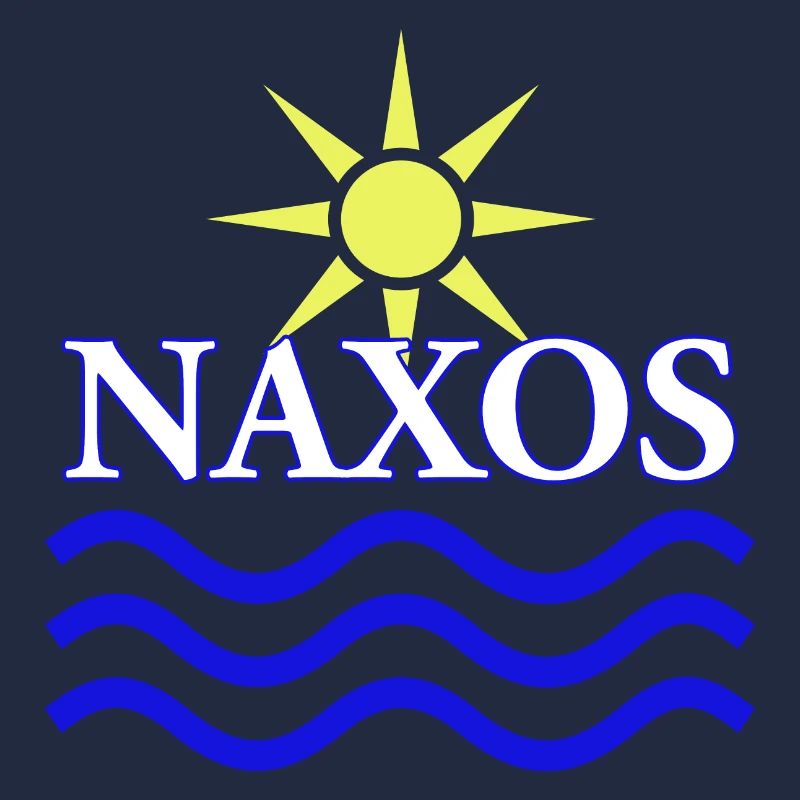 Conception du logo Naxos Sun and Waves