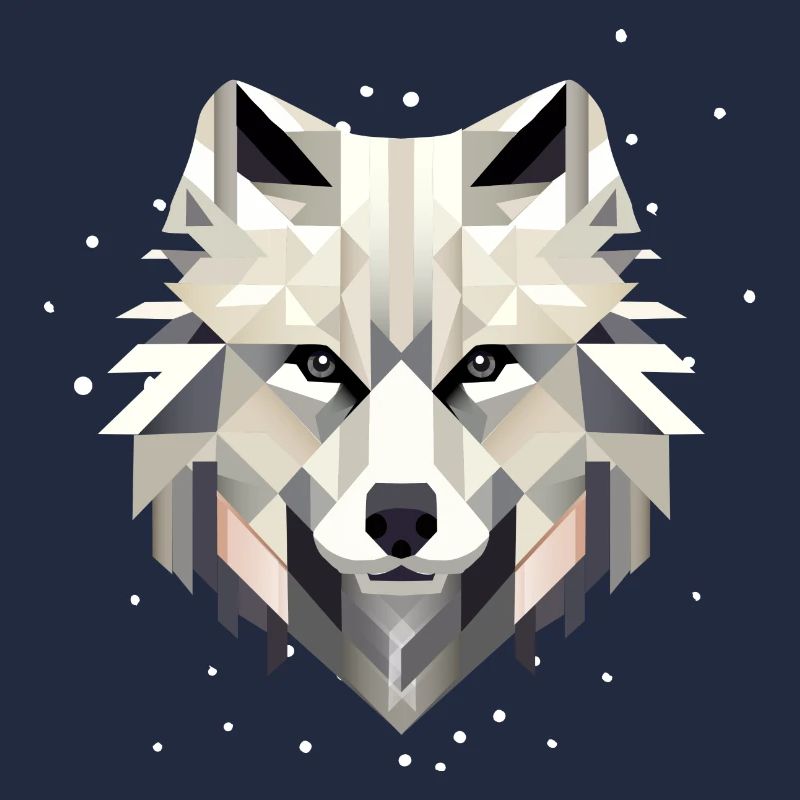 White Wolf – Modern Art for Animal Lovers
