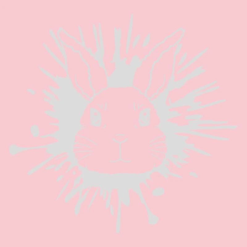 Éclaboussures de lapin éclaboussures de couleur