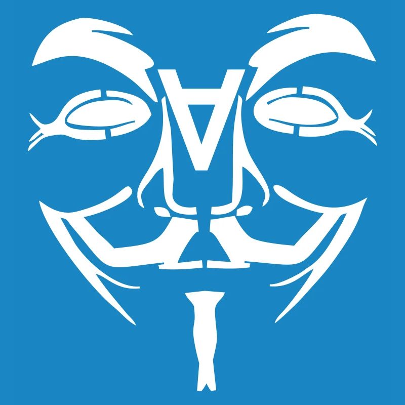 Anonymous Design Face with A