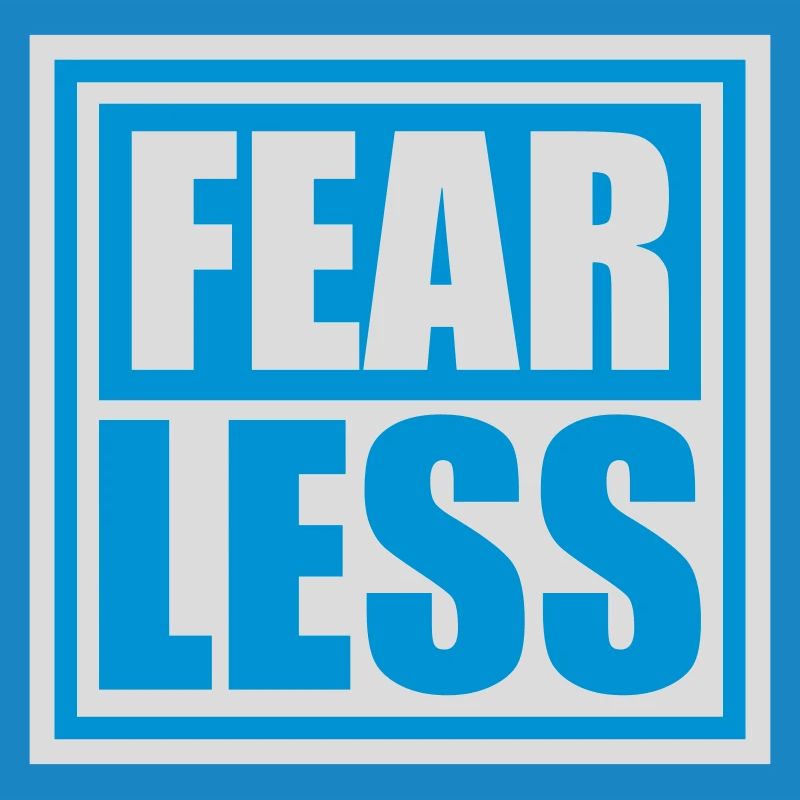 fearless Text Quote Design