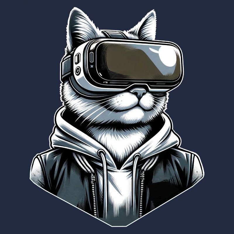 Cat VR Glasses Virtual Reality