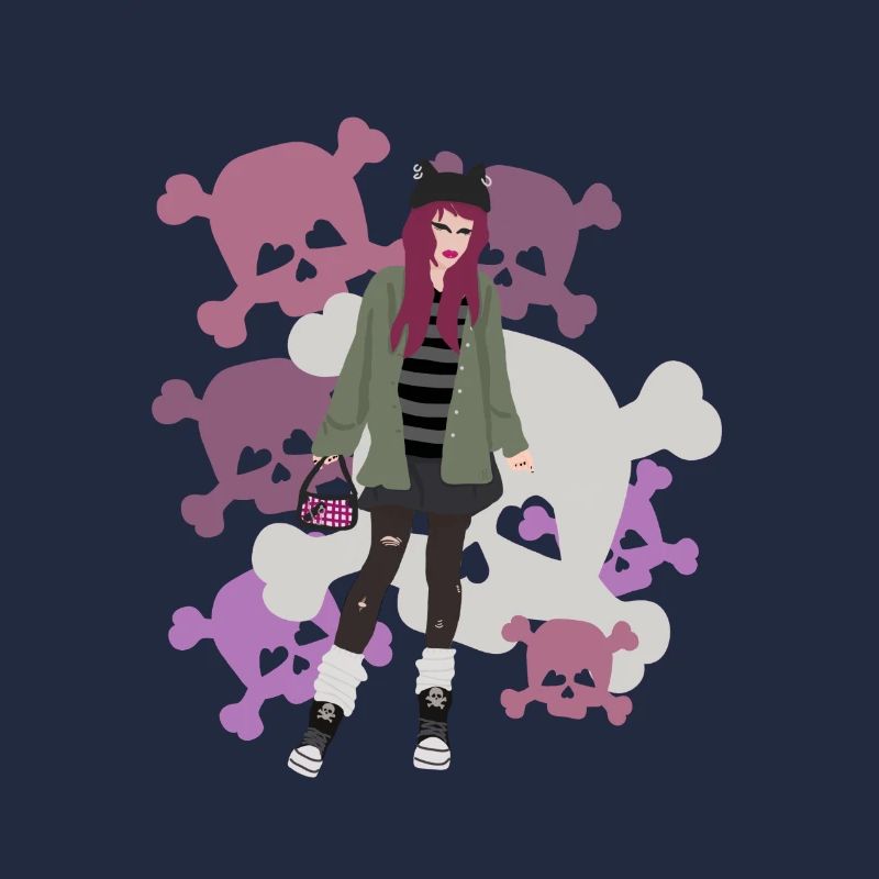 Emo Mädchen