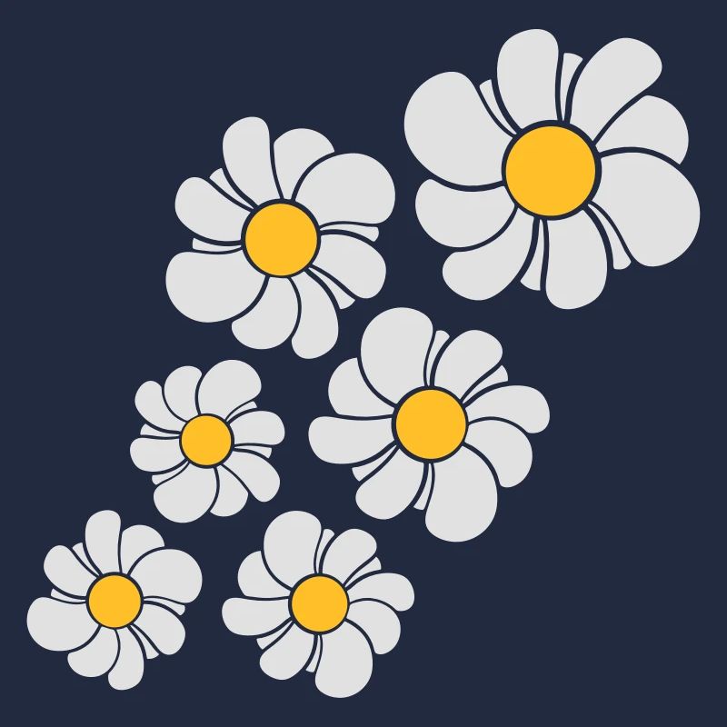 conception de modèle de fleur bleue daisy daisy be