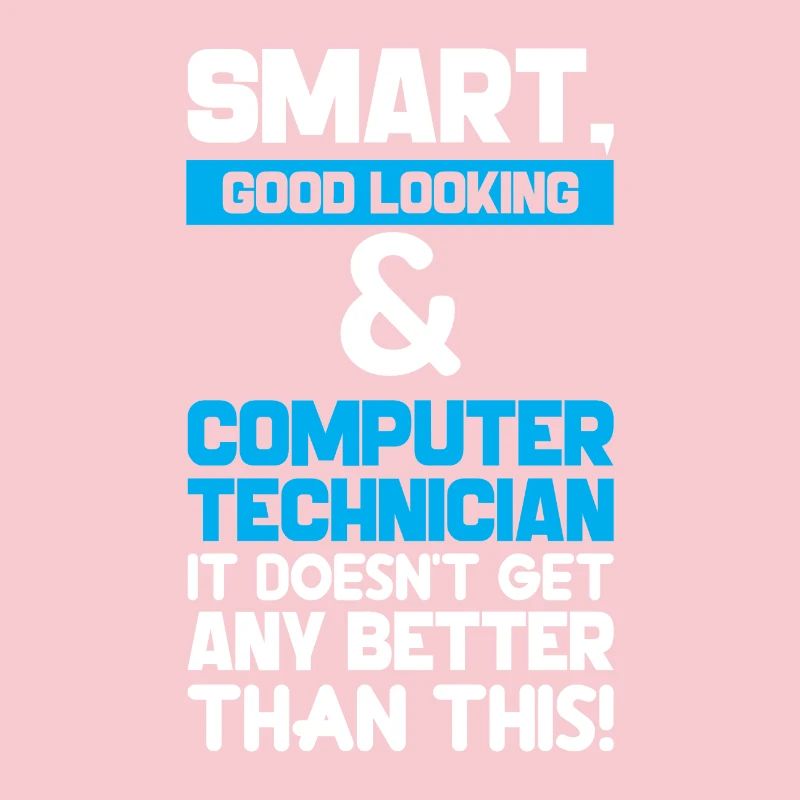 Smart Good Looking Computer Technician