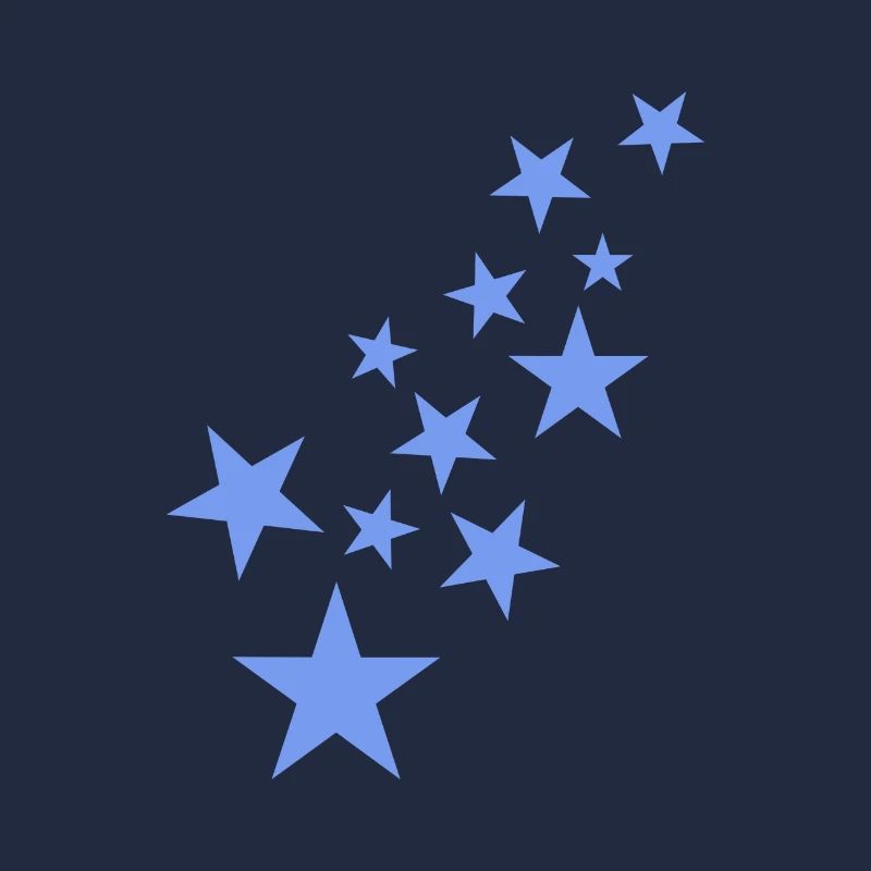 Star asterisk pattern blue