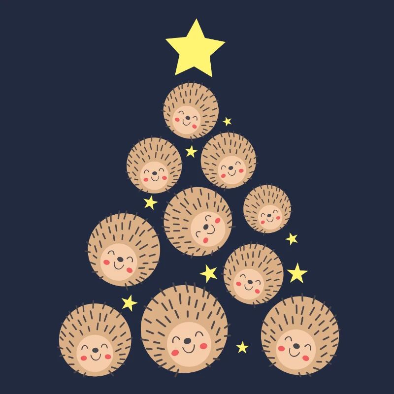 Arbre de Noël de Noël hérisson