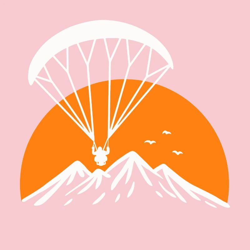 Paramotoring Retro Vintage