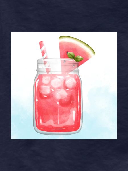 Refreshing Watermelon Cocktail Art