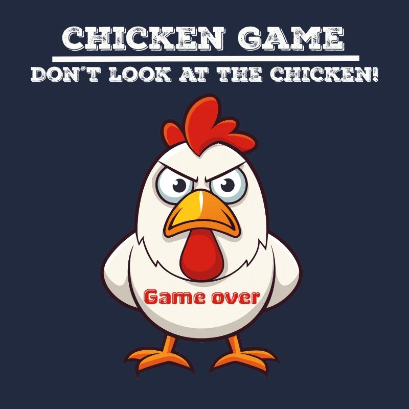 Chicken game white