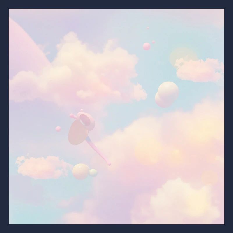 Ciel pastel rêveur