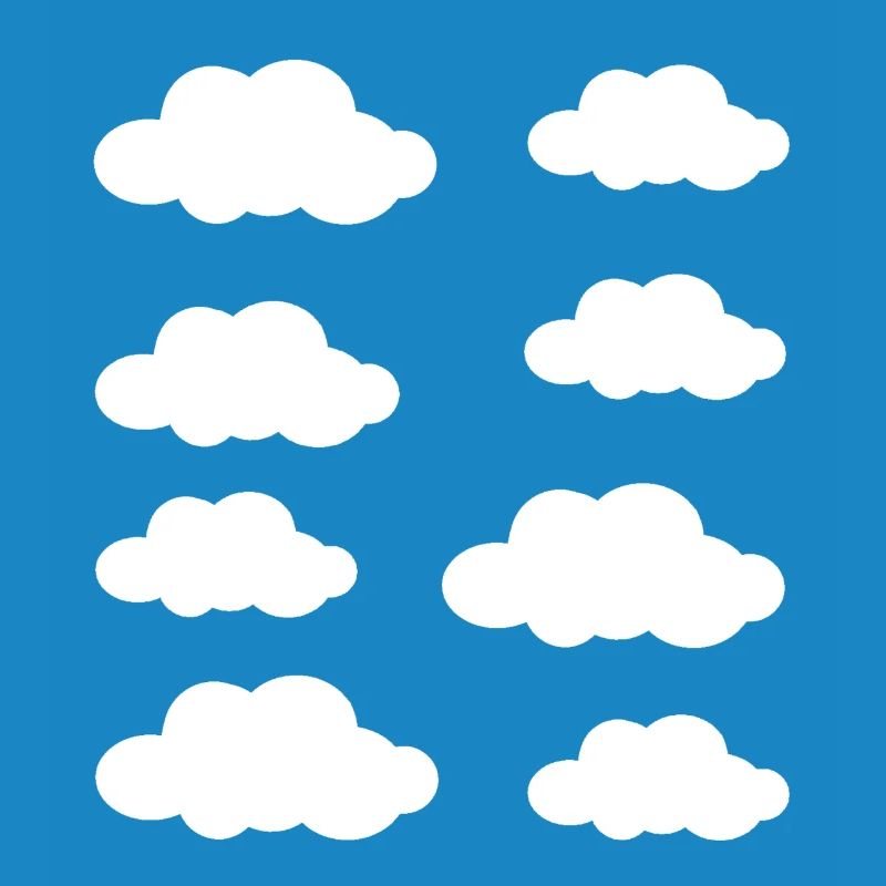 White clouds
