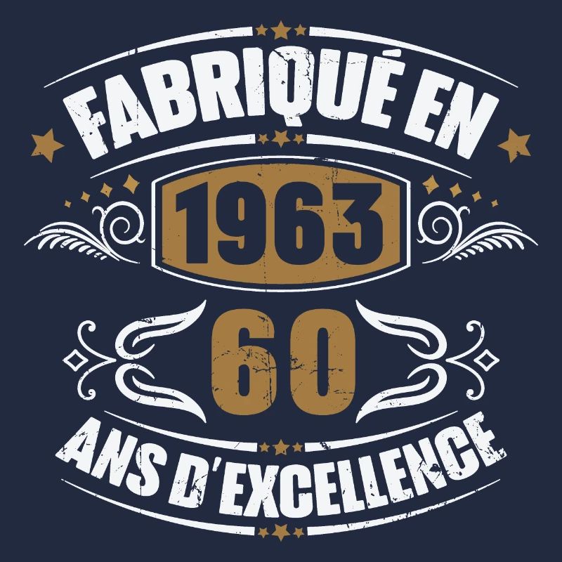 Fabriqué en 1963, 60 ans d'excellence