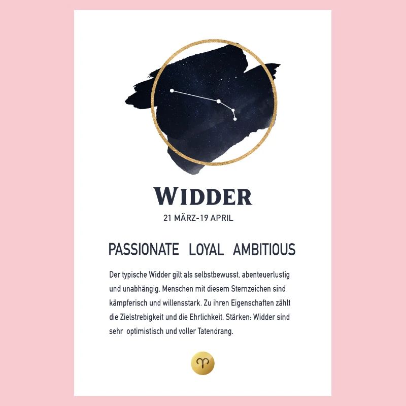 Sternzeichen Widder