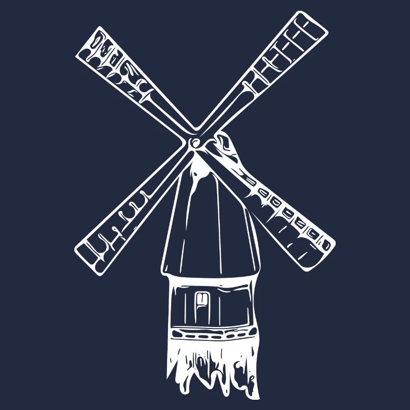 Moulin à vent vintage nostalgique