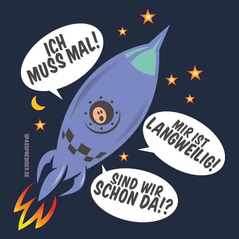 Astronaut in Rakete