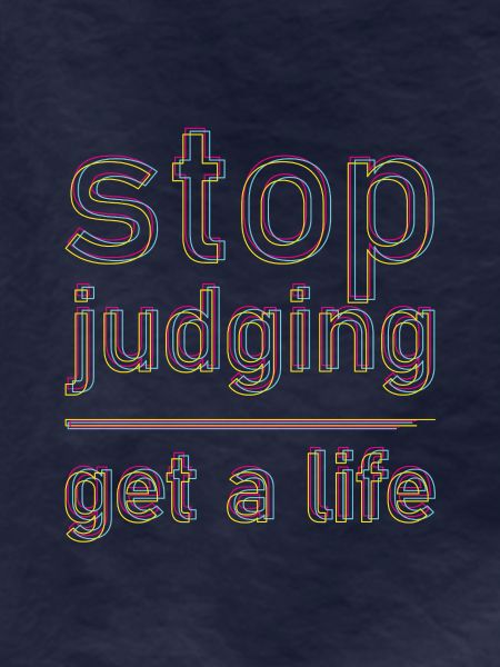 stop judging