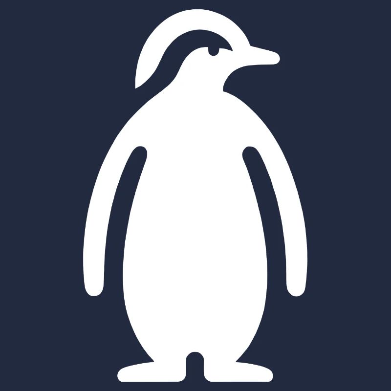 Penguin Silhouette Elegant Design