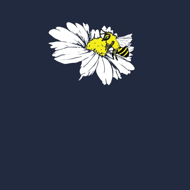 Biene Blüte Honigbiene Kamille Gänseblümchen