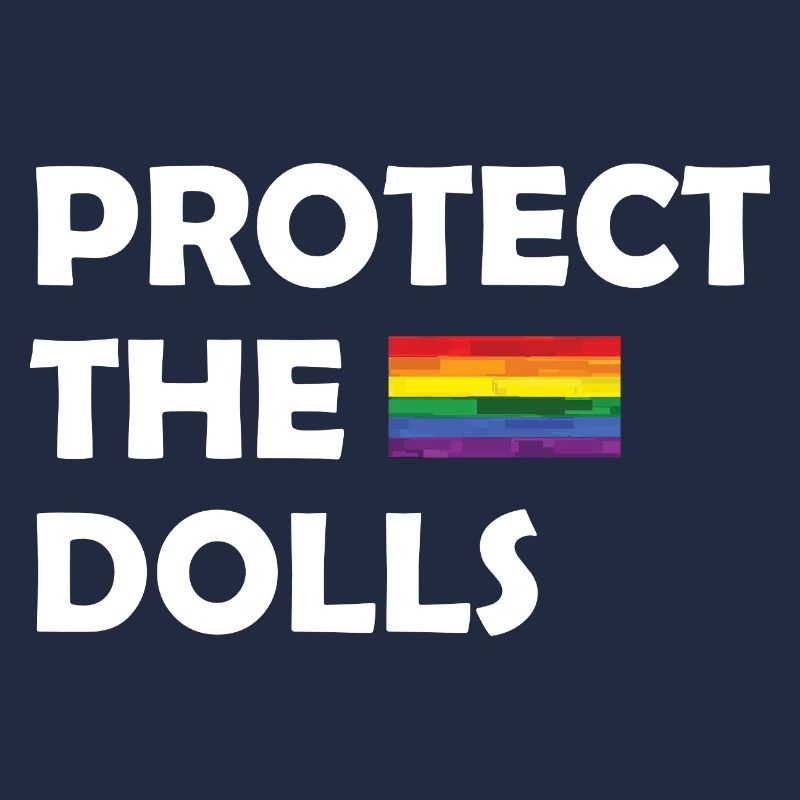 PROTECT THE DOLLS flag small