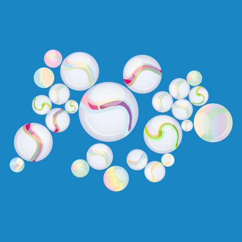 Marbles with Pattern – Shimmering Elegance