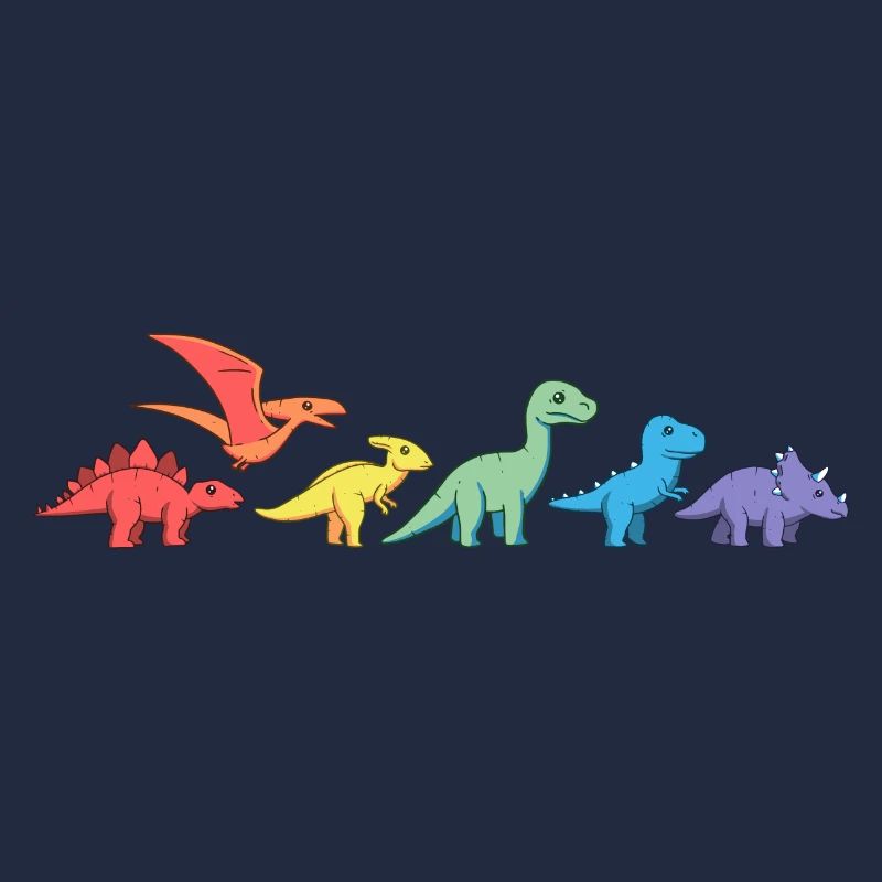 Regenbogen-Dinos