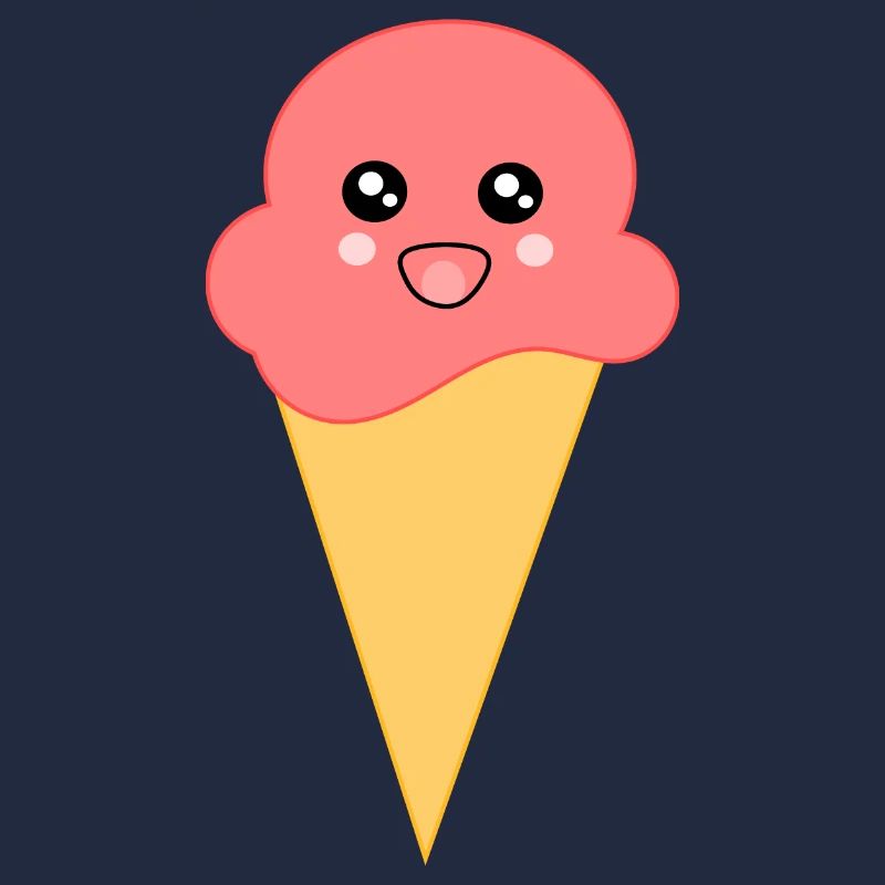 Eis Eiscreme Erdbeereis