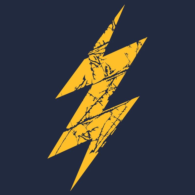 cracks scratch lightning symbol connect connection