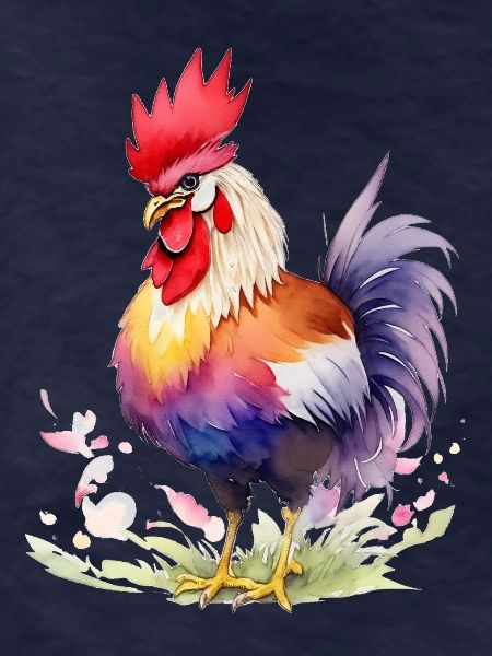 Proud rooster