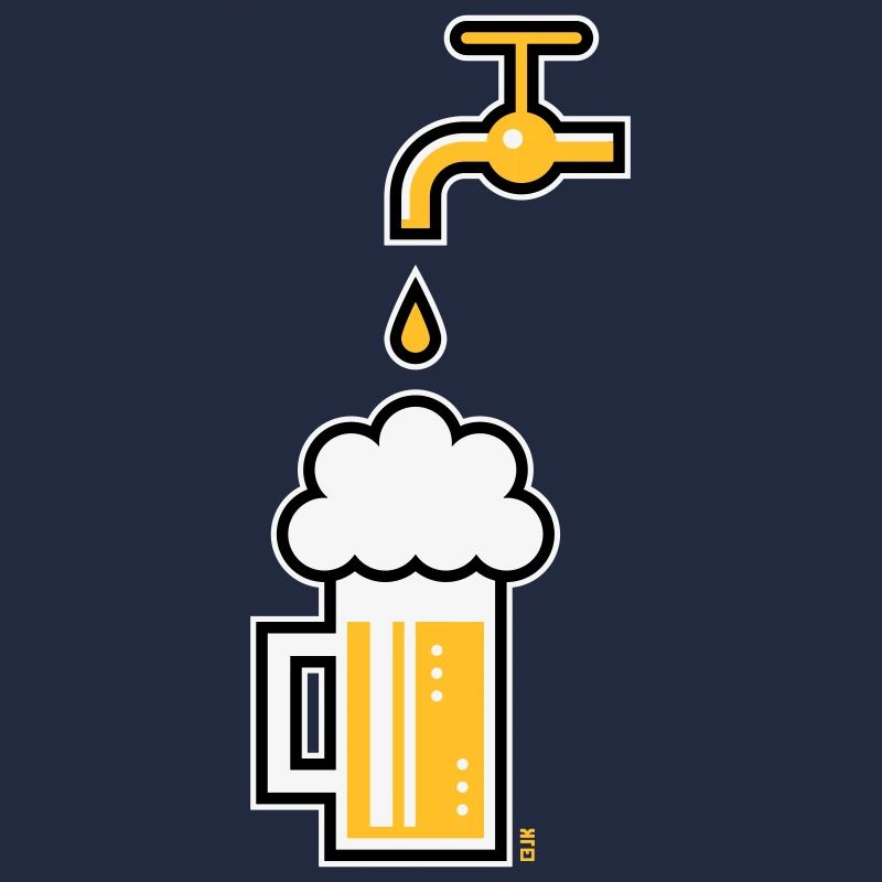 Beer Mug & Tap (Keg Beer / Draught Beer / 3C)