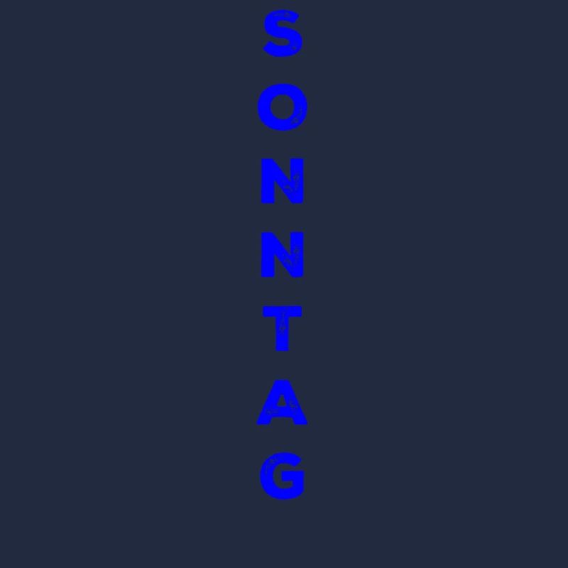 Dimanche - bleu