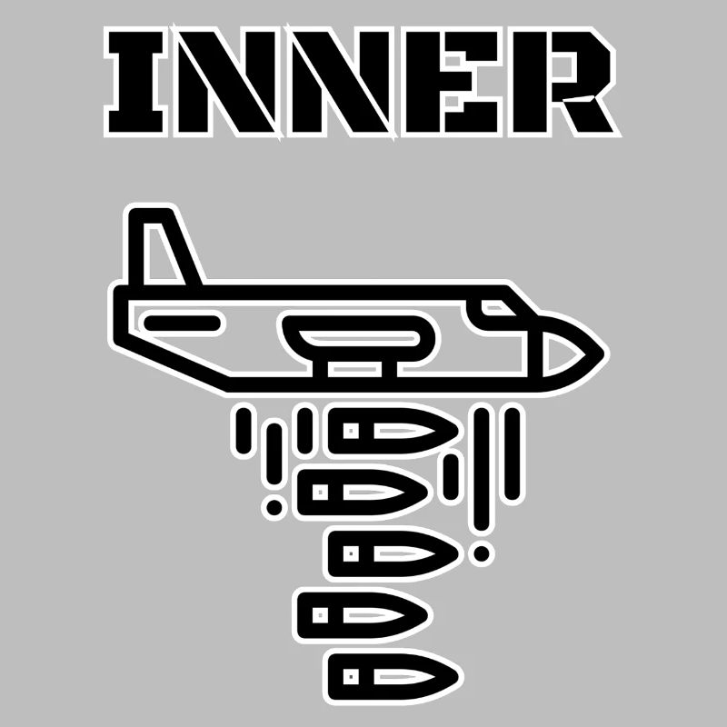 Inner War – Airplane Bombs Graphic Design