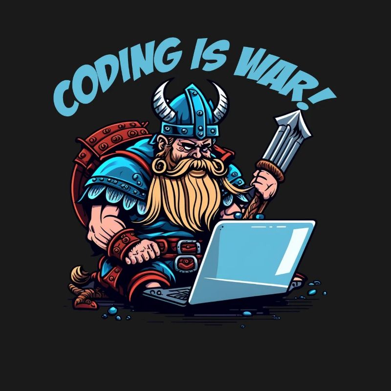 "Coding is war" Vikings