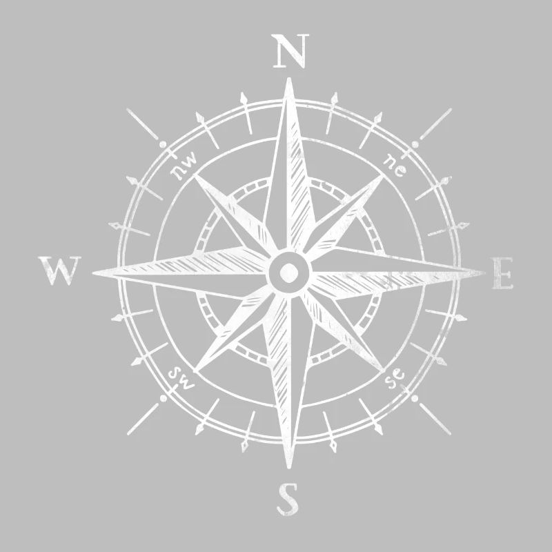 Gift Retro Compass Cardinal points