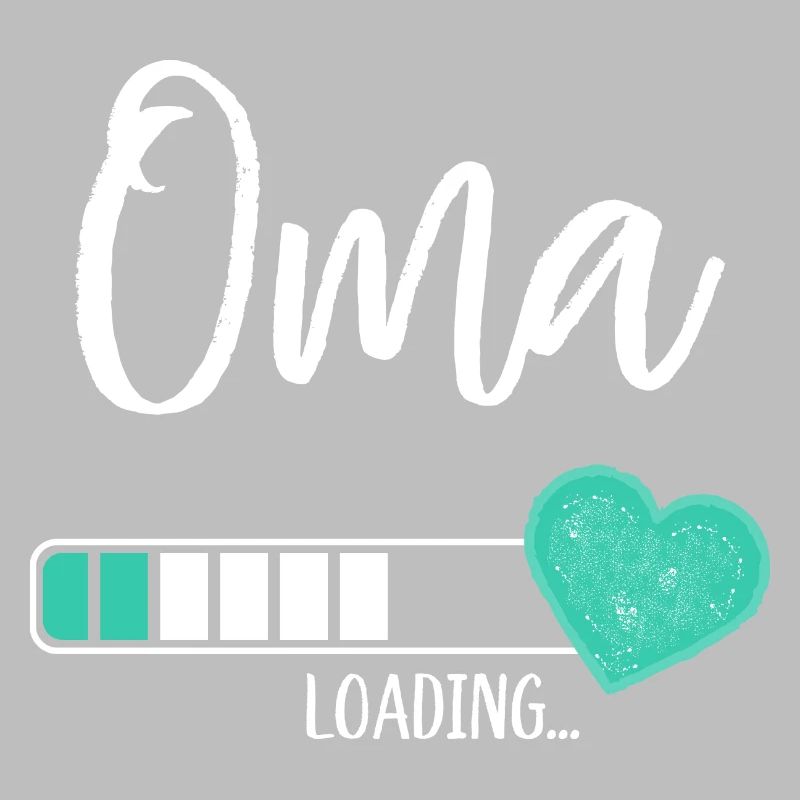 Oma Loading Herz Enkel Junge Werdende Großmutter