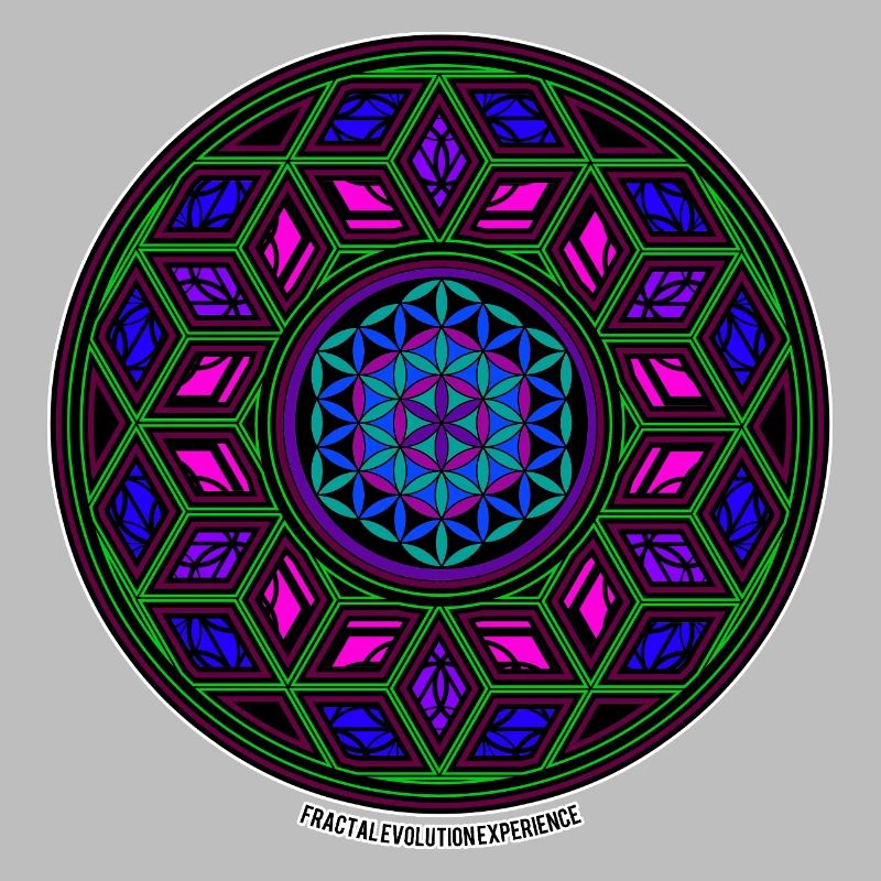 Fractal Evolution Experience Kaleidoscope Mandala
