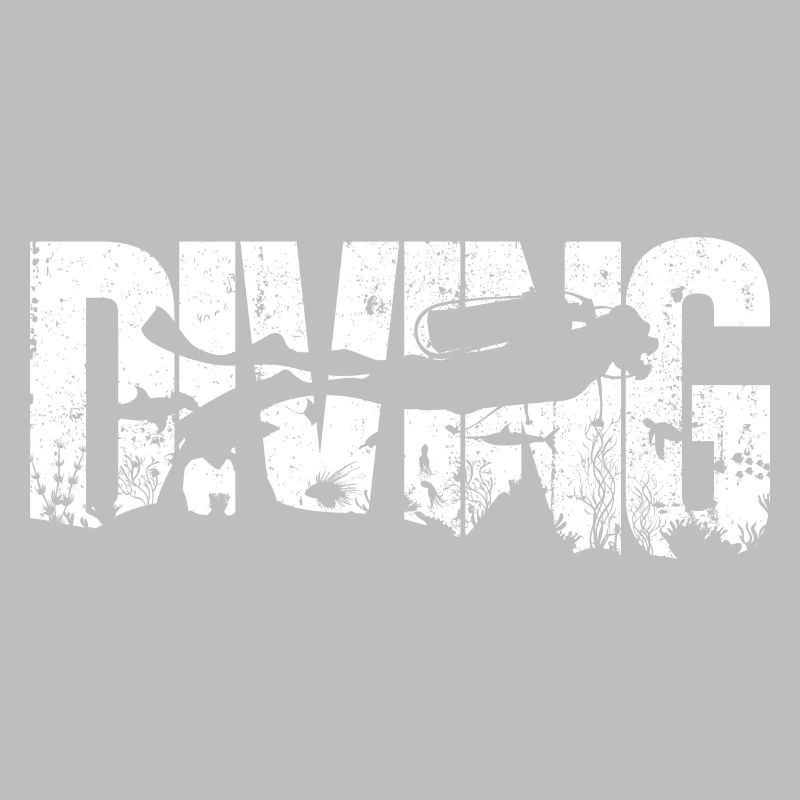 Distressed Bold Typography with Silhouette