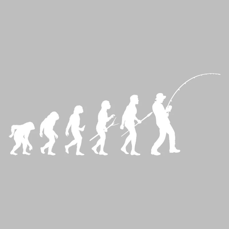 Silhouette du pêcheur Evolution